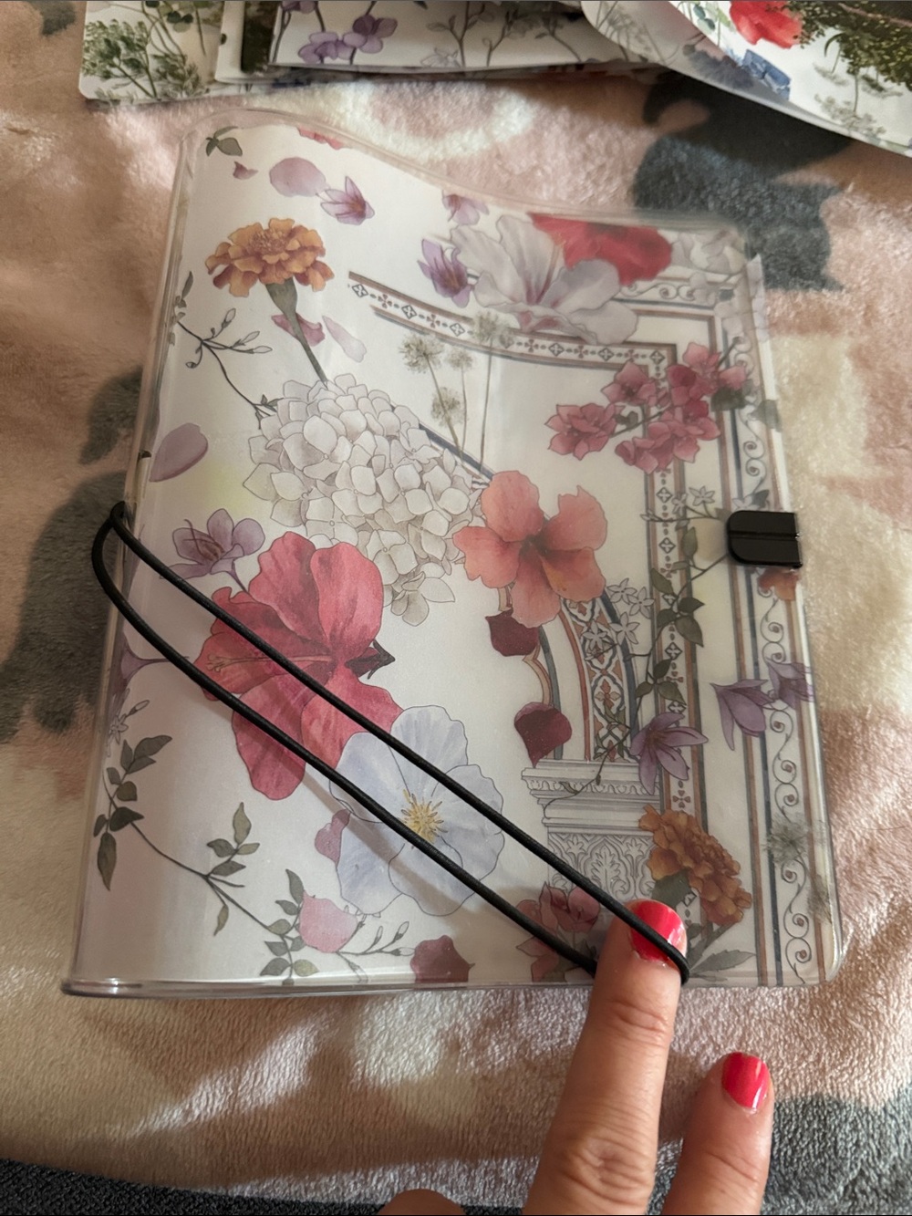 Cloth and Paper HP mini NOTES Notebook Cover with few accessories
